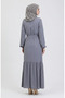 Belted Dress 0512-05 Anthracite - 4