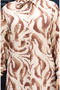 Modal fabric tunic pants double set 0158-03 brown - 5