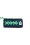 United Colors of Benetton Single Compartment Green Checkerboard Patterned Pencil Bag 03777