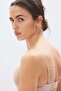 Padded microfibre balconette bra - 4