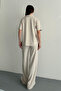 Women's Basic Half Sleeve Polo Neck Modal Set 3198 - 4