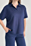 Women's Basic Half Sleeve Polo Neck Modal Set 3198 - 3