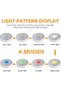 Rotating LED Display Base,Colorful Light Crystal Stand for Artwork - 2