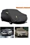 Size M Car Cover with Reflective Strips, Dustproof UV-Proof for Medium Cars - 3
