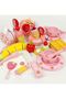 Wooden Tea Party Set,Pretend Play Kitchenware for Girls 3-12 Years Old - 2