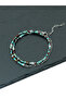 Certified Turquoise and Hematite Natural Stone Steel Bracelet - 2