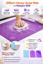 Silicone Dough Rolling Mat with Scale Dough Rolling Mat and 3-Piece Dough Cutter Scraper Decorator Set