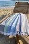 Hürrem Cotton Peshtemal |   Natural Fringed Beach, Pool, Spa, Sauna, Sports, Travel Towel - 6 Colors - 4