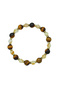 Certified Aa+ Tiger's Eye, Aa+ Citrine, Hematite, and Matte Onyx Natural Stone Men's Bracelet Set - 3