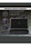 Travel Cigar Humidor with Hygrometer - Case for 6 x 8-Inch Cigars - Waterproof Dustproof - 6