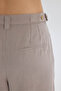 Alidah Pleated Gray Wide Leg Trousers - 7