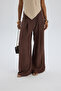 Mahoney Brown Linen Palazzo Trousers - 6