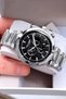New Model Men's Wristwatch Waterproof Silver Color Steel Band Gtje2103C4 - 2
