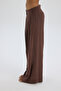 Mahoney Brown Linen Palazzo Trousers - 4