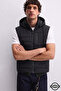 Zra model new season detachable hooded stand collar water and cold proof inflatable vest - 2