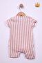 Begi Girl and Boy Baby Short Sleeve Snap-On Jumpsuit 100% Cotton Muslin 22404 - 6