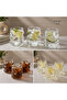 3-Piece Bubble Water - Coffee Glass - Grape Glass Soft Drink Glass Set - 350 ml - 5