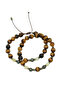 Certified Aa+ Tiger's Eye, Citrine, Pyrite, and Hematite Natural Stone Men's Bracelet - 3
