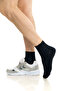 Premium Winter Navy Blue Color Seamless Men's Bamboo Half Socks Set of 6 - 2