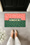 Modern Digital Print Doormat - Pink, Red, Green, Blue Knock Stylish Door Mat - 2