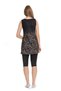 Starinci Sleeveless Hijab Swimsuit Black Bottom Detail Color Block - 2