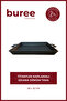 Buree Rectangular Titanium Coated Grill Casting Pan - 26 X 32 cm - 6