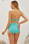 High Waist Recovery Bikini Set Turquoise - 8