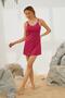 Dressy Swimsuit Thin Straps Pink - 4