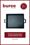 Buree Rectangular Titanium Coated Grill Casting Pan - 26 X 32 cm