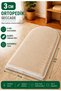 3 cm Orthopedic Luxury Velvet Prayer Mat with Sponge Does Not Hurt the Knee Prayer Mat with Faux Leather Base 70X120Cm - 5