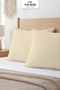 |   Set of 2 Combed Cotton Pillowcases |   100% Cotton |   50 X 70 cm |   Zippered - 5