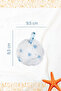 Bath Loofah - Large Blue Star Pattern - 2