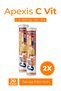 Vitamin C 1000 Mg Vitamin D3 and Zinc Effervescent 20 Tablets Set of 2
