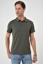 Men's Ts 886 Slim Fit Khaki Sports T-Shirt - 3