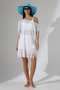 Tasseled Linen Beach Dress Pareo - 3