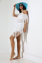 Tasseled Linen Beach Dress Pareo - 7