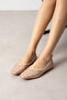 Women's Sequined Glittery Sequined Ballerinas Beige Stylish Elegant Daily Comfortable Shoes Danıca - 8