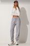 Black Seasonal Raised Sweatpants - 4