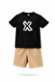 Aykir-I Bebe 5-8 Years X Printed Men's Shorts and Top Set - 5