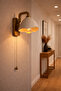 Concrete Look Wall Sconce | Pull Chain Switch | Bedroom & Living Room | Bulb Included - Electric - 2