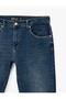 Straight Fit Cotton Jean Trousers with Pockets - Mark Jean - 7