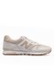 565 Light Beige Suede Mesh Eva Sole Lace-Up Casual Sports Shoes - 4
