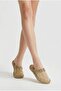 Vollex Closed Front Stoned Tulle Material Women's Stylish Flat Sole Slippers - 2