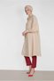 Lace-Up Collar Balloon Sleeve Tunic 4111 - 2