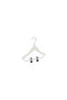 Wooden Ksçm 0-3 Years Old 26cm Latch Hanger White Color 4 Pieces - 2
