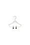 Wooden Ksçm 0-3 Years Old 26cm Latch Hanger White Color 4 Pieces - 3