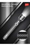 Aircraft Non-Corrosive Aluminum Rechargeable LED Flashlight, 25W, Hunter Z6 - 4