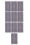 Set of 10 Gingham Kitchen Hand Towels and Tea Towels 50x70 Cm - 6