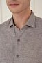 Men's Slim Fit Textured 100% Cotton Soil Shirt g 1584 - 6