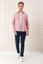 Men's Comfort Fit Side Pocket Tie-Dye Patterned 100% Cotton Snap Fastener Powder Shirt Jacket g 1568 - 2